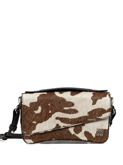 Pedro Del Hierro Animal-print Satchel Bag In Multi
