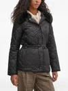 Pedro Del Hierro Button-fastening Quilted Jacket In Black