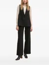Pedro Del Hierro Button Pocket Waistcoat In Black