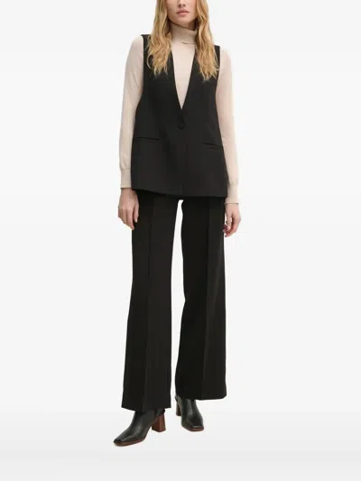 Pedro Del Hierro Button Pocket Waistcoat In Black