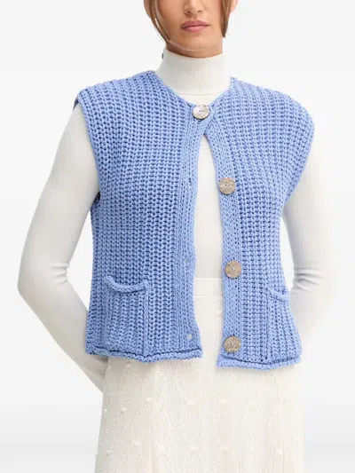 Pedro Del Hierro Button-up Vest In Multi
