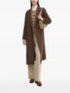 Pedro Del Hierro Double-breasted Coat In Brown