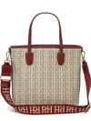 Pedro Del Hierro Monogram Cross Body Bag In Neutral