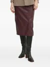 Pedro Del Hierro Pocket-detail Midi Skirt In Red