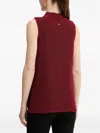 Pedro Del Hierro Ribbed Knit Top In Red