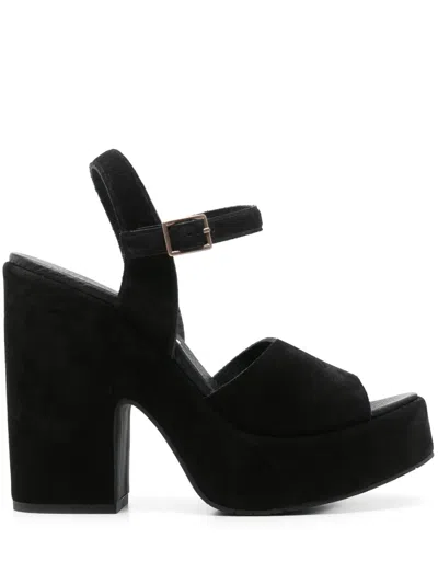Pedro Garcia 120mm Tihana Sandals In Black
