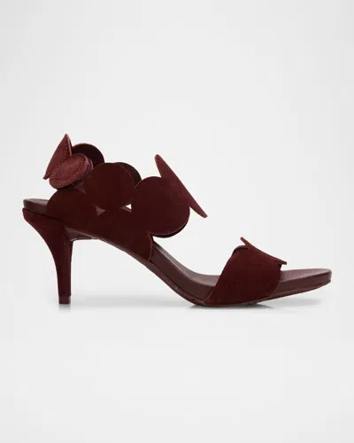 Pedro Garcia Winslet Scalloped-edge Touch-strap Sandals In Multi