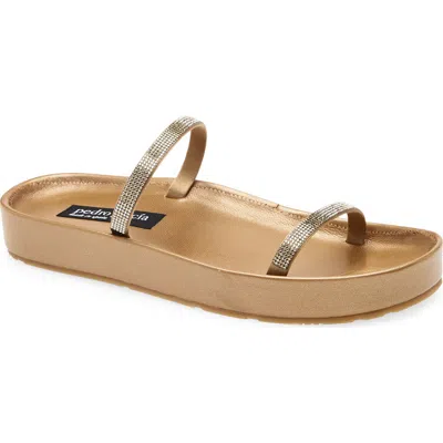 Pedro Garcia Alania Slide Sandal In Brown