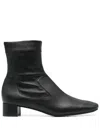 Pedro Garcia Ankle Side-zip Fastening Boots In Black