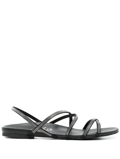 Pedro Garcia Bera Sandals In Black