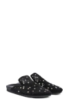 Pedro Garcia Braidy Studded Mule In Black