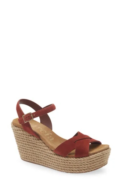 Pedro Garcia Dalys Espadrille Platform Wedge Sandal In Multi