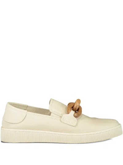Pedro Garcia Detail Loafers In Neutral