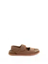 Pedro Garcia Dinka Sandals With Velcro Closure In Brown
