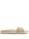 Pedro Garcia Dolomita Crystal-embellished Sandals In Neutral