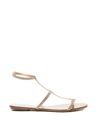 Pedro Garcia Enola Amkle-strap Sandals In Neutral