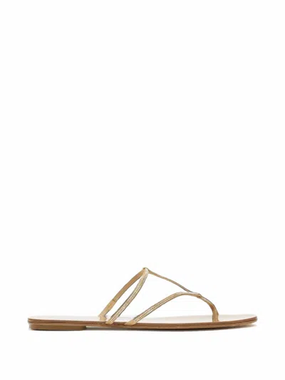 Pedro Garcia Estee Crystal-embellished Flat Sandals In Animal Print