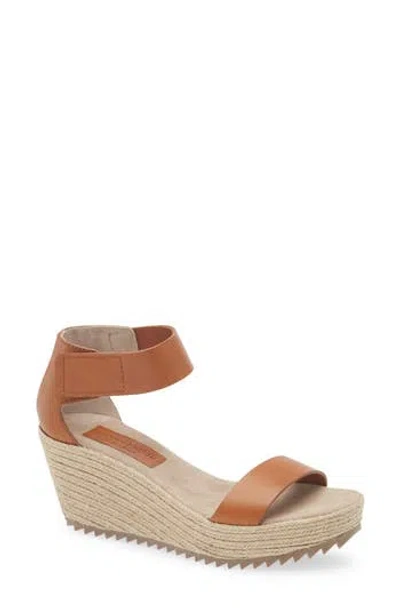 Pedro Garcia Fidelia Wedge Sandal In Brown