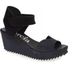 Pedro Garcia Fidelma Wedge Sandal In Blue