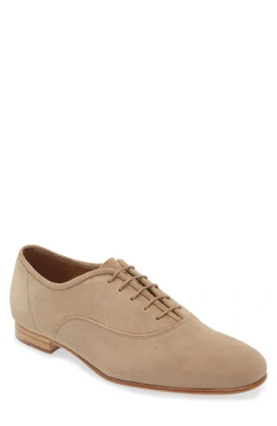 Pedro Garcia Gerti Water Resistant Plain Toe Oxford In Truffle Bessie Suede