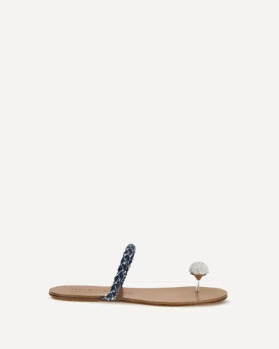 Pedro Garcia Jewel-embellished Sandals In Brown