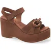 Pedro Garcia Lady Ankle Strap Platform Wedge Sandal