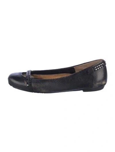 Pre-owned Pedro Garcia Leather Ballet Flats In Blue