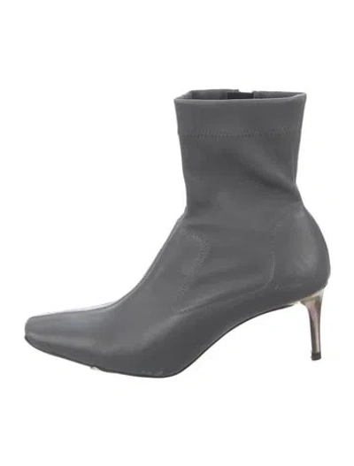 Pre-owned Pedro Garcia Leather Boots In Grey