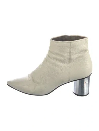 Pre-owned Pedro Garcia Leather Boots In Neutral