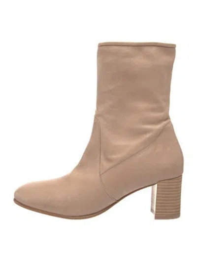 Pre-owned Pedro Garcia Leather Boots In Neutrals