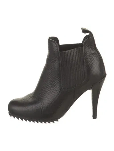 Pre-owned Pedro Garcia Leather Chelsea Boots In Black