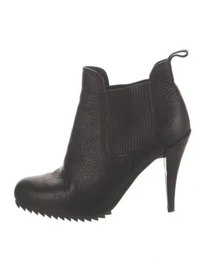 Pre-owned Pedro Garcia Leather Chelsea Boots In Black