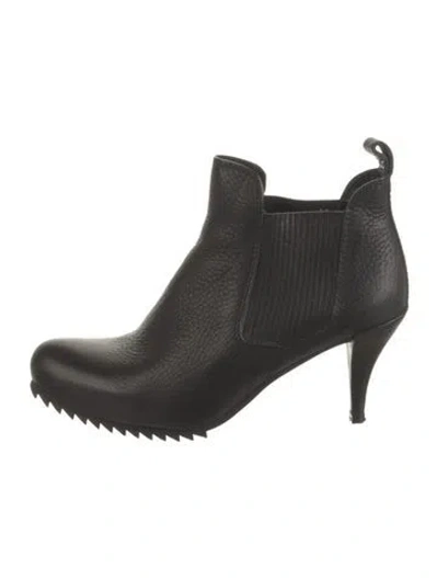 Pre-owned Pedro Garcia Leather Chelsea Boots In Black