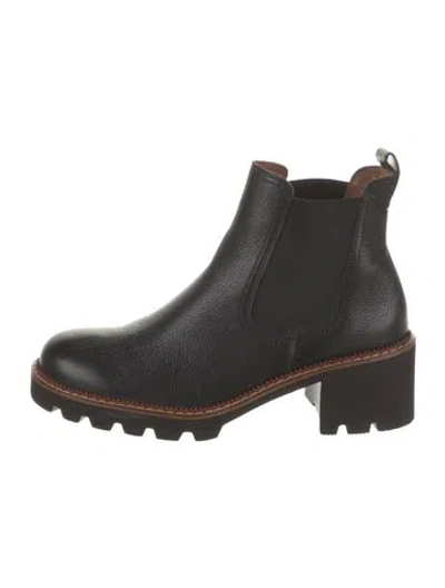 Pre-owned Pedro Garcia Leather Chelsea Boots In Black