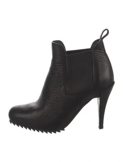 Pre-owned Pedro Garcia Leather Chelsea Boots In Black