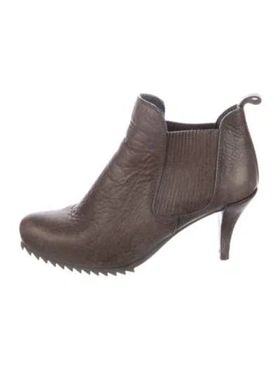 Pre-owned Pedro Garcia Leather Chelsea Boots In Brown