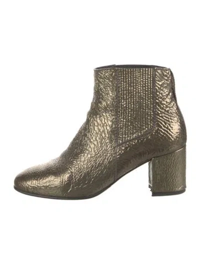 Pre-owned Pedro Garcia Leather Chelsea Boots In Brown/metallic