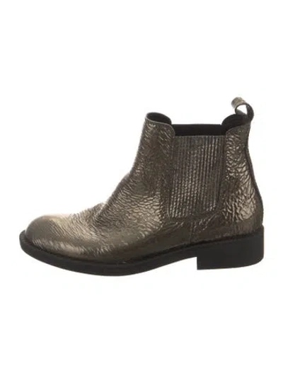 Pre-owned Pedro Garcia Leather Chelsea Boots In Green