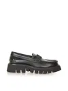 Pedro Garcia Leather Loafers In Black