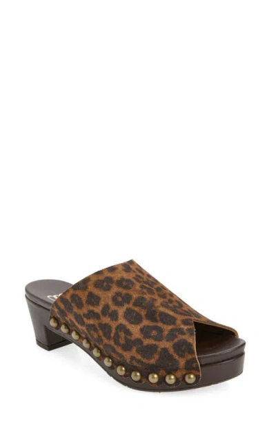 Pedro Garcia Nain Peep Toe Platform Mule In Multi