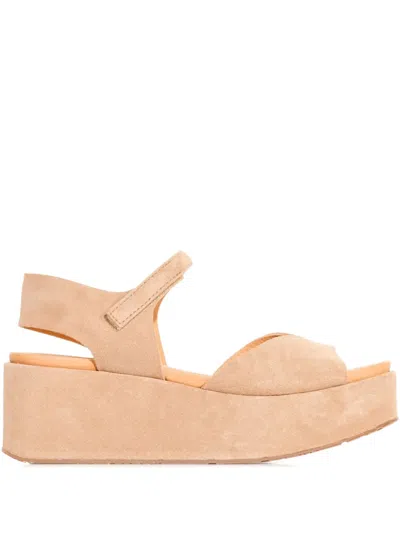 Pedro Garcia Nelly Suede Sandals In Multi