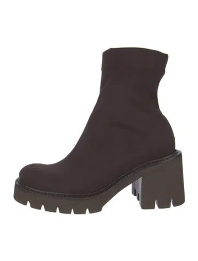 Pre-owned Pedro Garcia Neoprene Boots In Brown