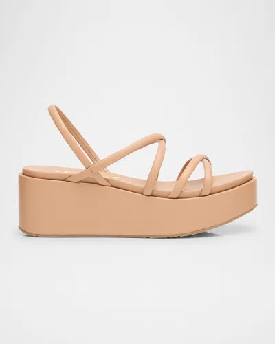 Pedro Garcia Ninoska Leather Strappy Platform Sandals