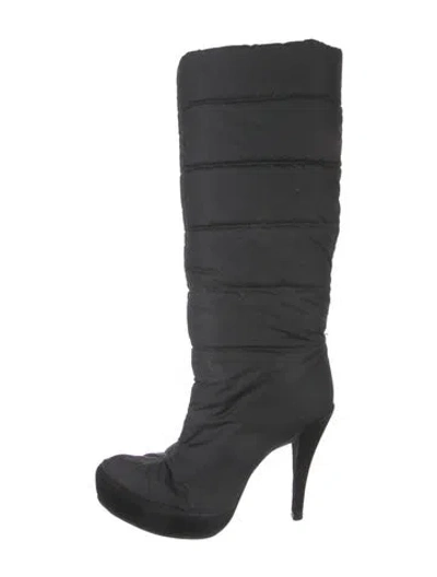 Pre-owned Pedro Garcia Nylon Boots In Black