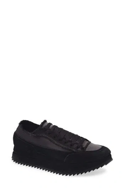 Pedro Garcia Orella Platform Sneaker In Black