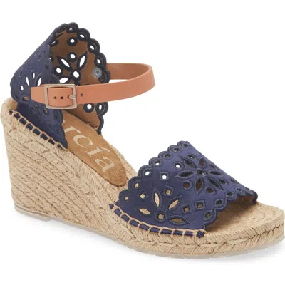 Pedro Garcia Orito Espadrille Sandal In Blue