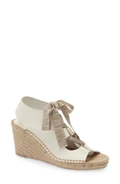 Pedro Garcia Otelia Wedge Sandal In White