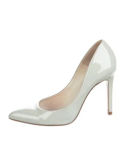 Pre-owned Pedro Garcia Patent Leather Pumps In Green