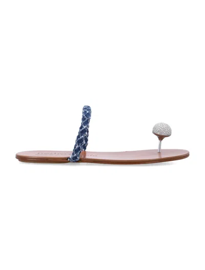 Pedro Garcia Pipa Textured Braided Strap Sandals In Multi