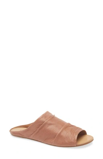 Pedro Garcia Perfecta Slide Sandal In Brown